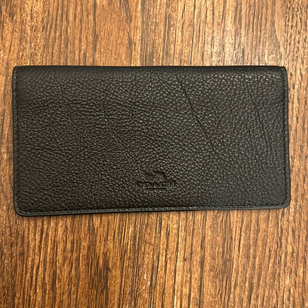 Coach checkbook holder